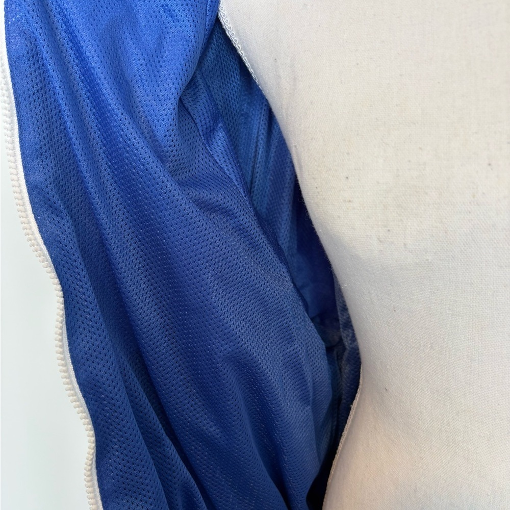 Old Navy Blue Nylon Windbreaker Jacket Cinch Waist XL - Picture 8 of 12